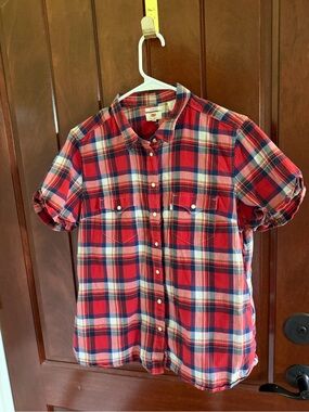 Levi's pearl snap vintage silver tab women's (jr's size XL)
